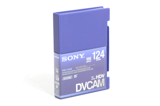 Sony PDV-124N DVCAM 124 Minutes Tape HDV Digital Metal Tape