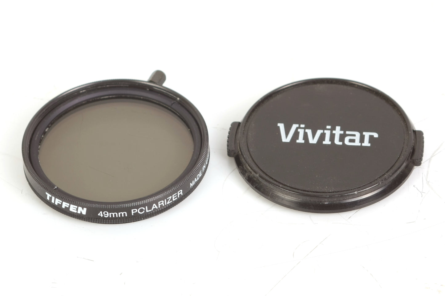 Tiffen 49mm Polarizer Filter W/ Vivitar Cap