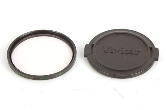 Quantaray 62mm 1A Filter W/ Cap
