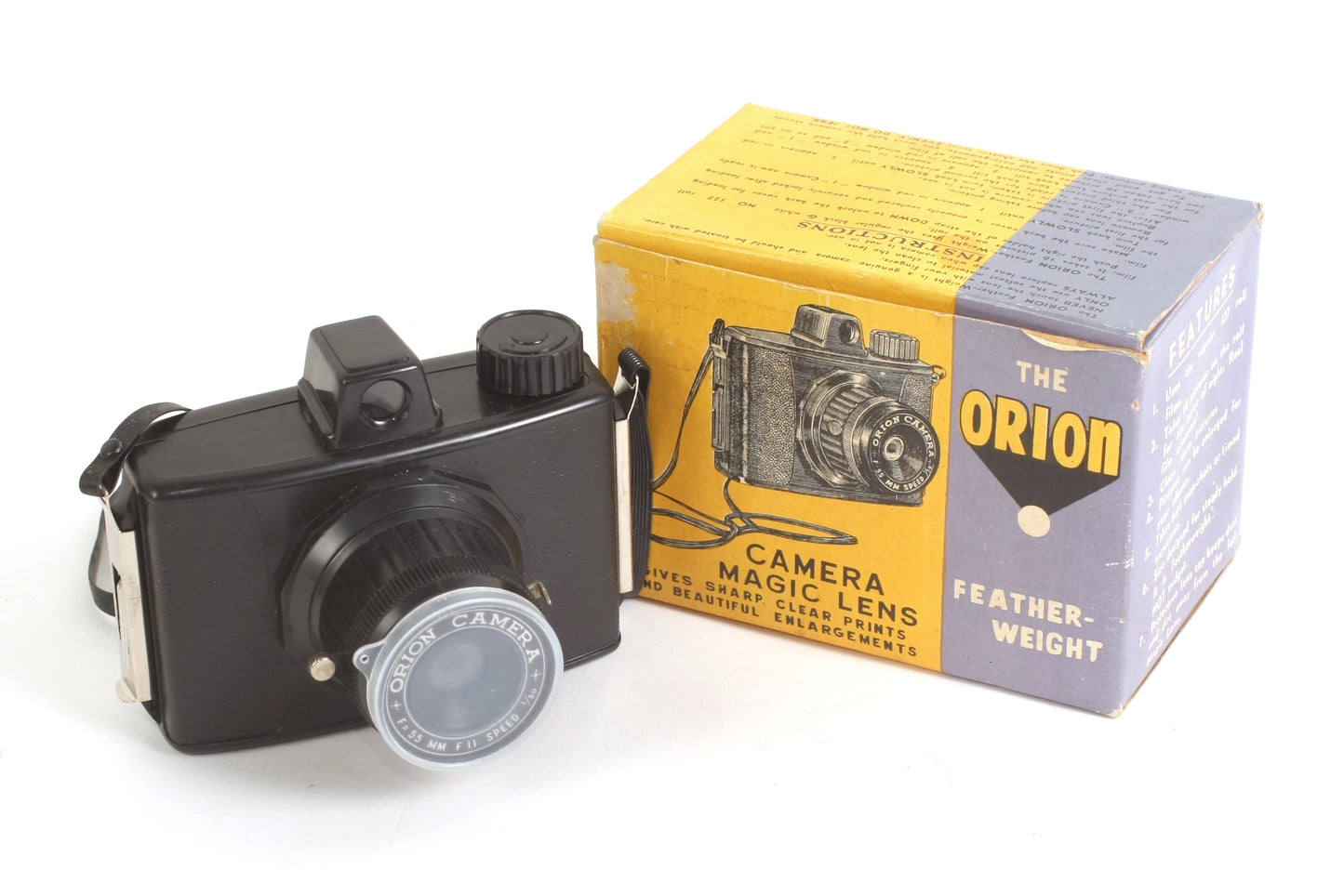 Orion Feather-Weight Toy Diana Camera 127 Film Camera in Box