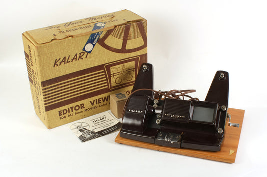 Kalart Art Deco Movie Film Editor Viewer in Box
