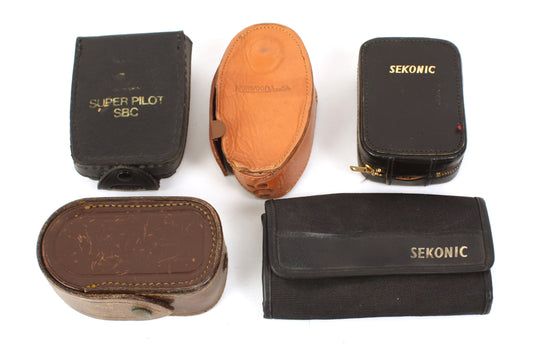 Light Meter Case Lot of 5