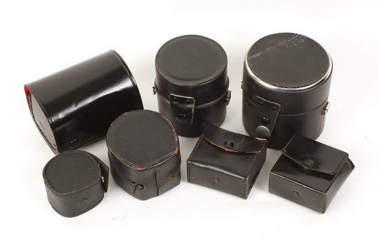 Photographic Cases Lot of 7 - Lens Cases, Filter Cases