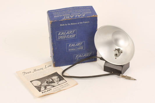 Art Deco Kalart Compak Passive Speed Flash in Box