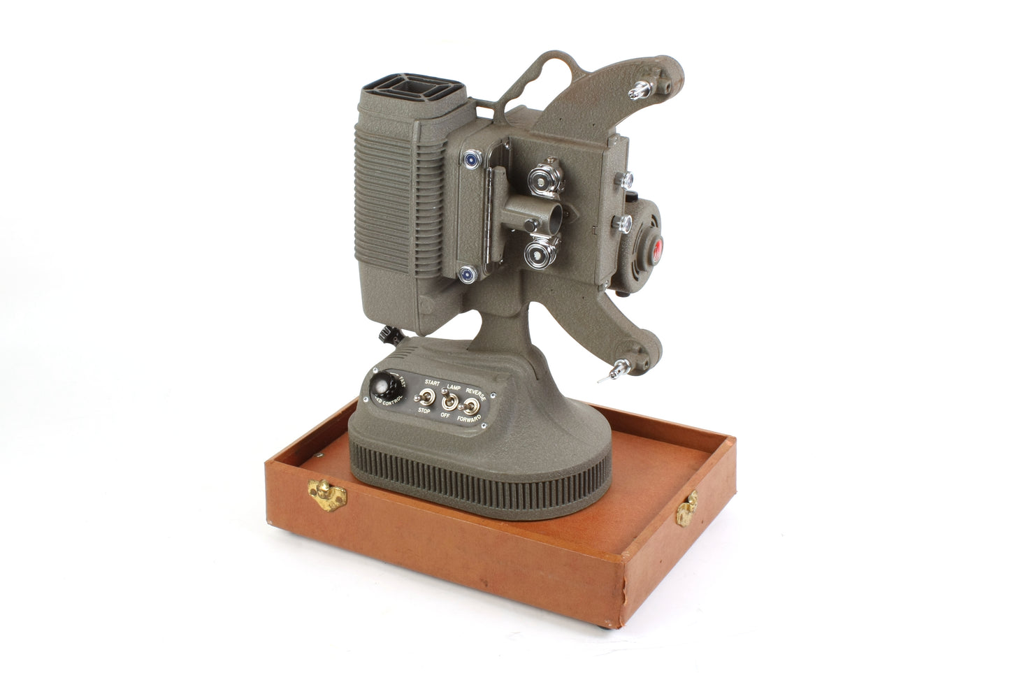 DeJur Model 1000 Art Deco Reg 8mm Movie Projector in Case