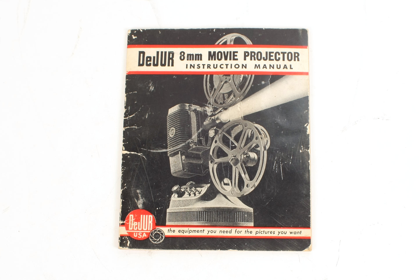 DeJur Model 1000 Art Deco Reg 8mm Movie Projector in Case