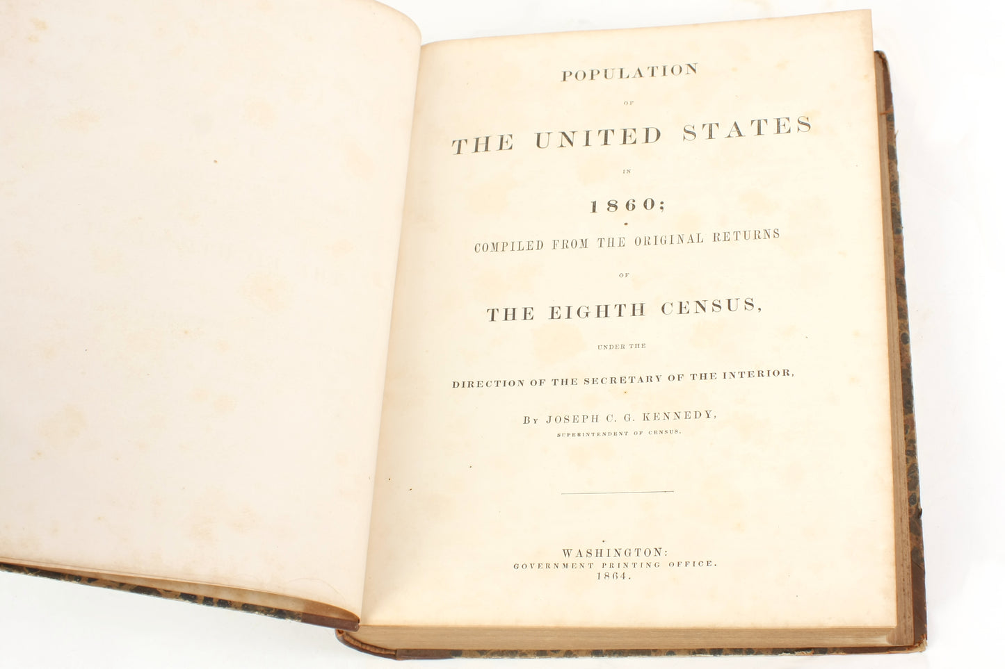 Eighth Census of the United States 1860 - Population