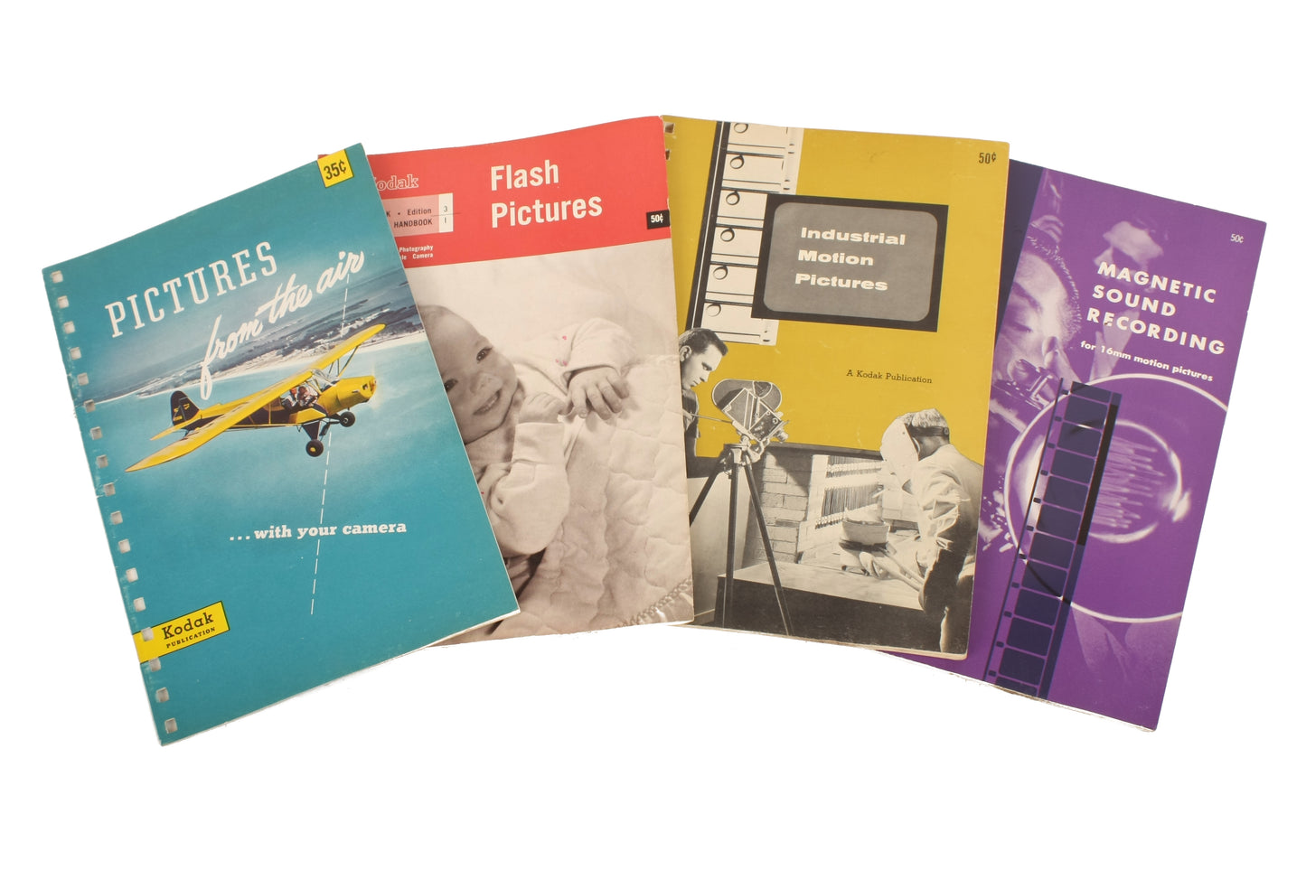 Kodak Books on Flash, Motion Picture, Aerial, Magnetic Sound Set of 4