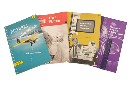 Kodak Books on Flash, Motion Picture, Aerial, Magnetic Sound Set of 4