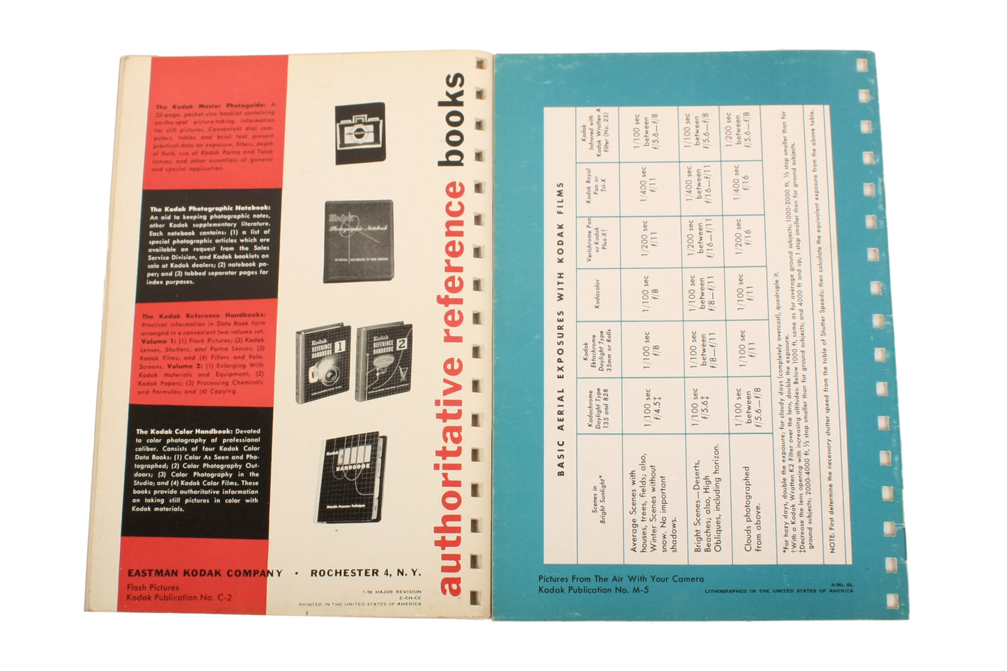 Kodak Books on Flash, Motion Picture, Aerial, Magnetic Sound Set of 4