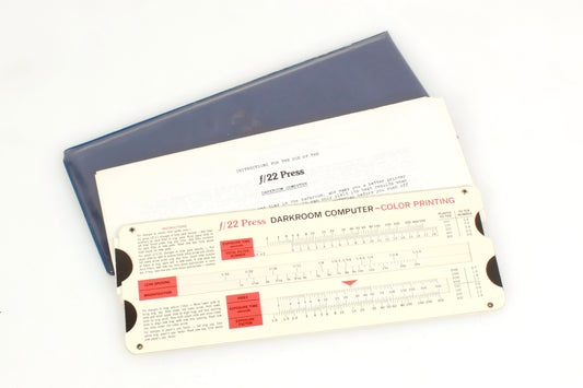 Vintage Darkroom Guide Paper Slide Rule Computer 1980 Color & B&W