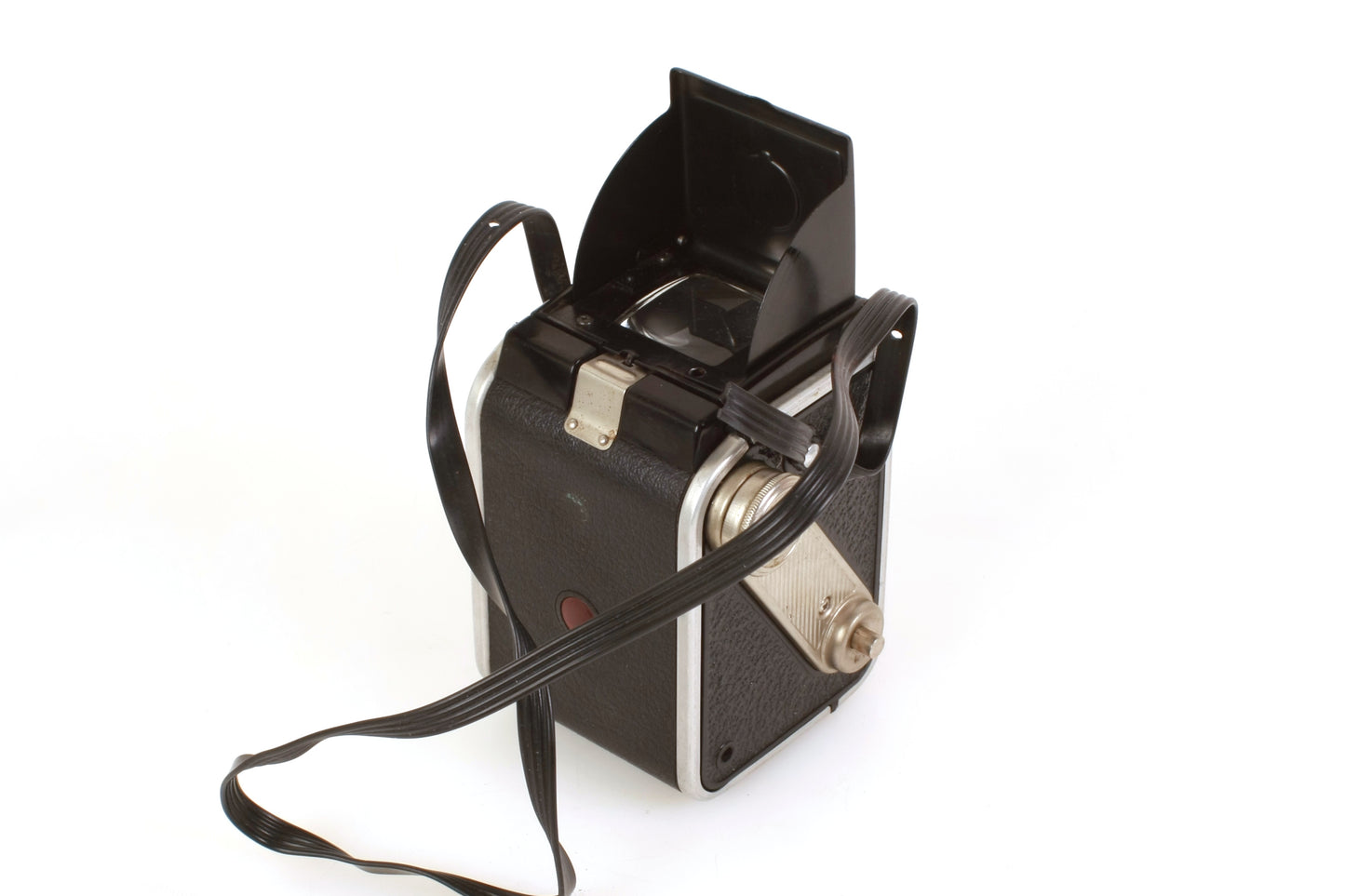 Kodak Duaflex II Art Deco Twin Lens Camera W/ Flash & Case
