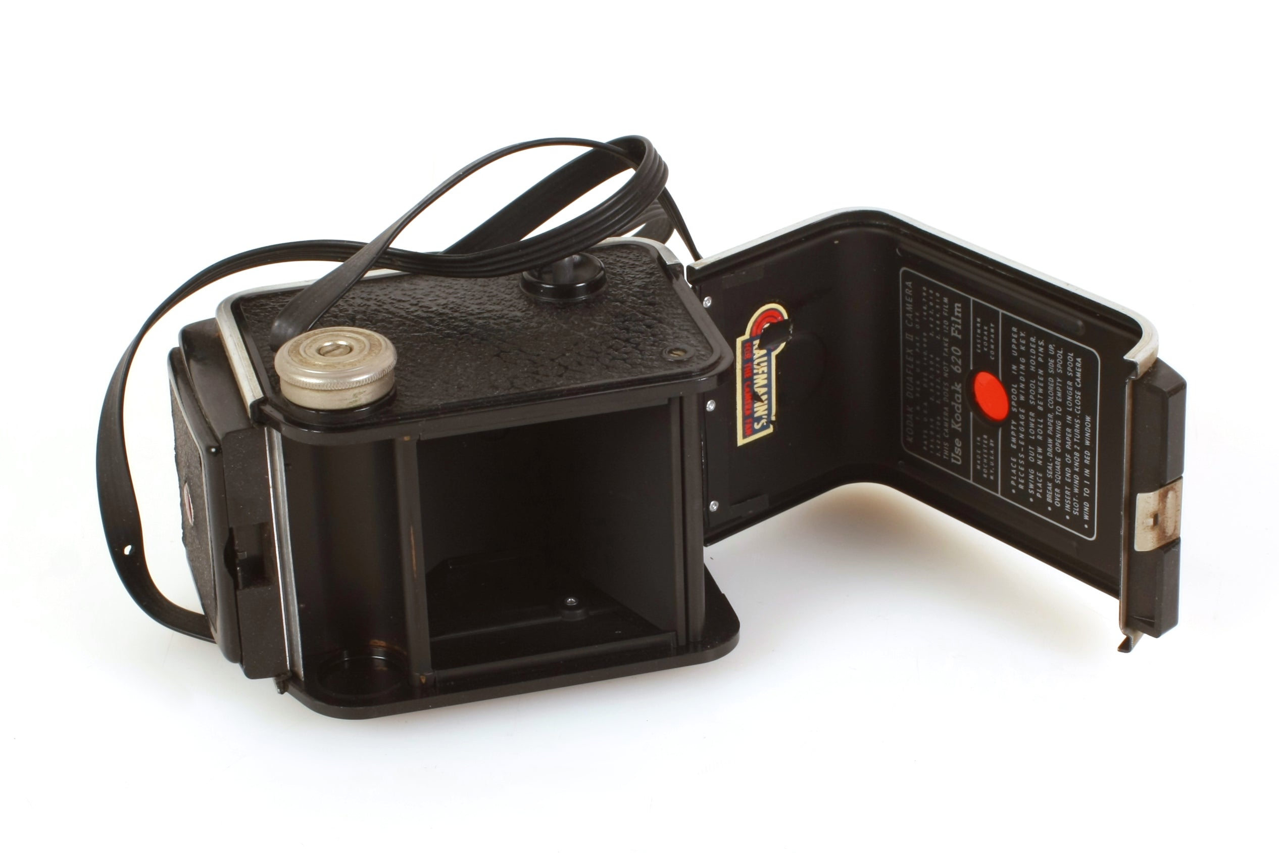 Kodak Duaflex II Art Deco Twin Lens Camera W/ Flash & Waist