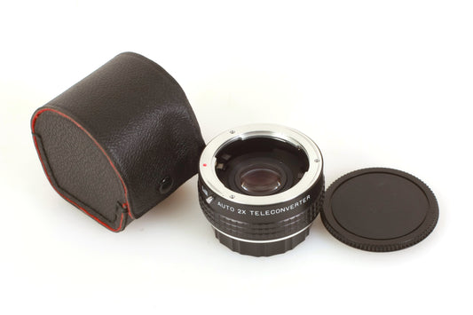 DeJur 2x Teleconverter for Yashica/Contax W/ Front & Rear Caps & Case