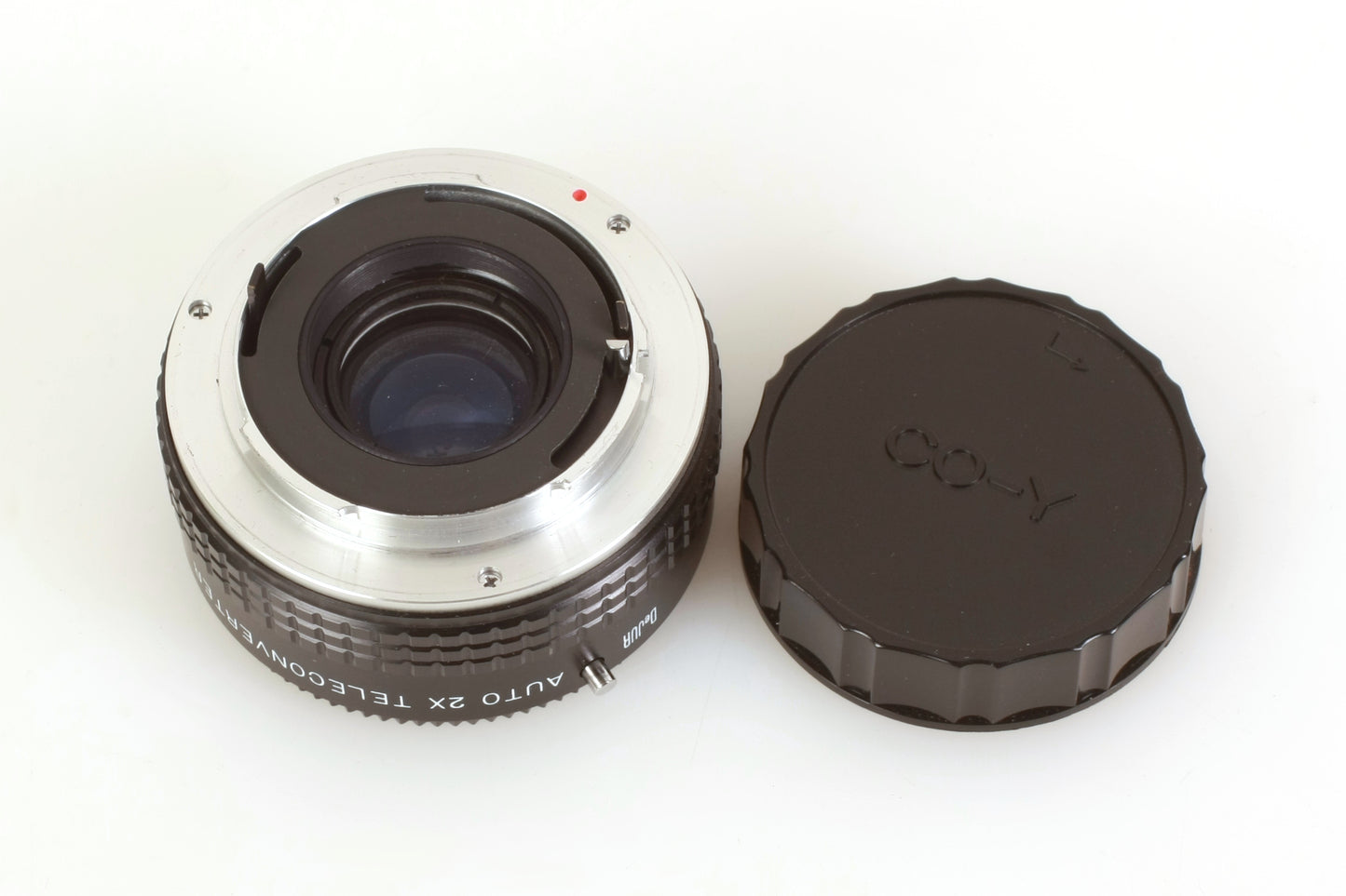 DeJur 2x Teleconverter for Yashica/Contax W/ Front & Rear Caps & Case