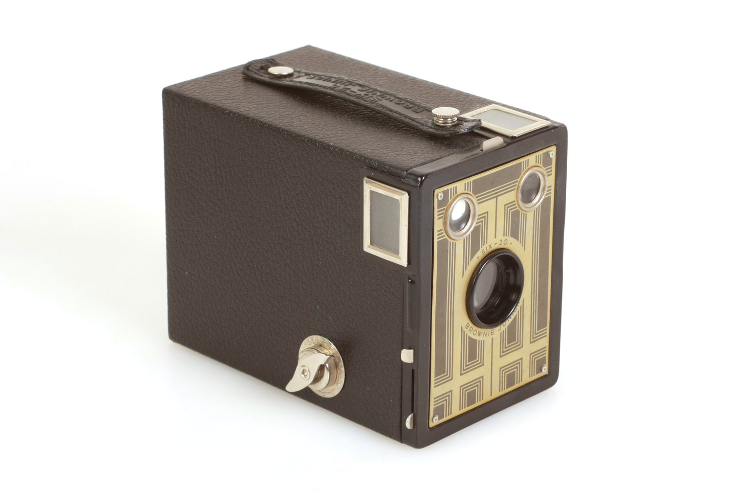 Kodak Brownie Junior Six-20 Art Deco Camera in Box W/ Manual