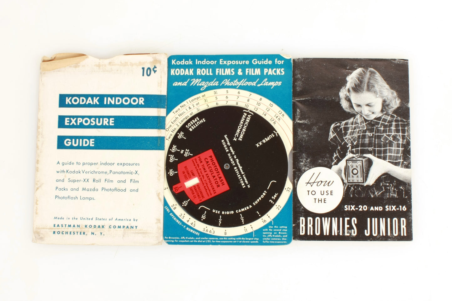 Kodak Brownie Junior Six-20 Art Deco Camera in Box W/ Manual