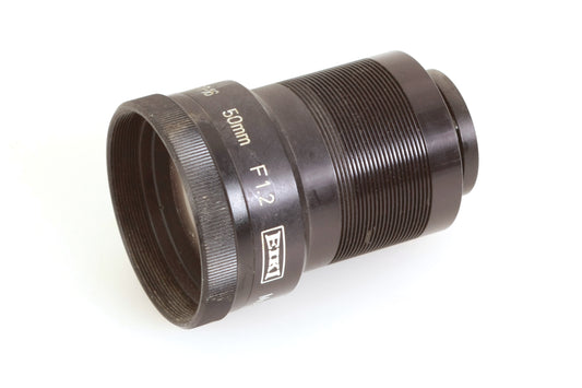 Eiki B Stock 16mm Projector Lens FL 50mm Speed F1.2 Diameter 42.5mm
