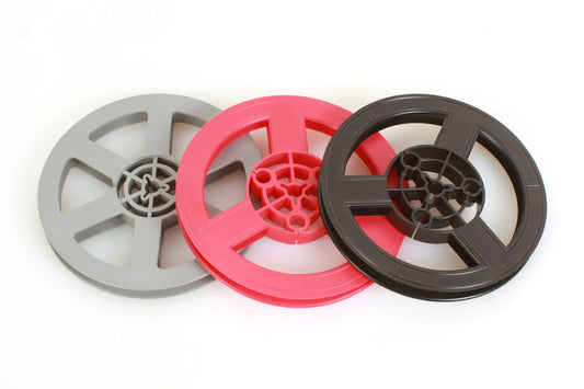 Movie Reel Multi Colors Red/Gray/Black Set of 3