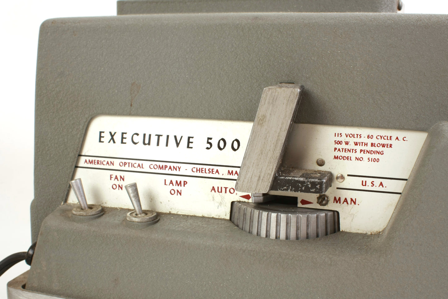 Vintage Executive 500 American Optical Company Slide Projector