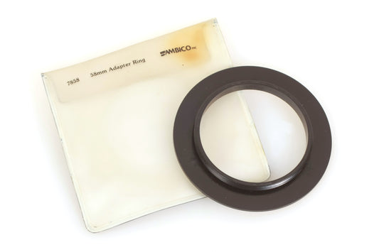 Ambico Filter System #7858 58mm Adapter Ring - in Package