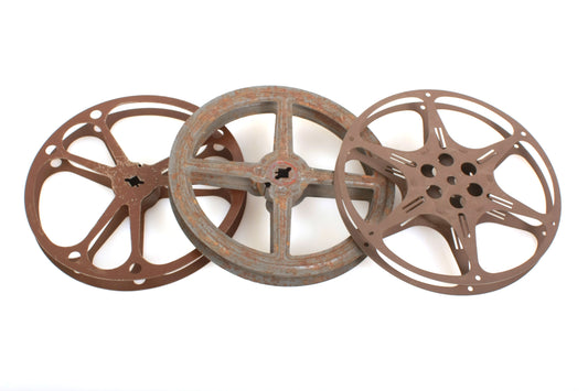 Movie Reels 16mm 400ft for Prop or Display - Lot of 3