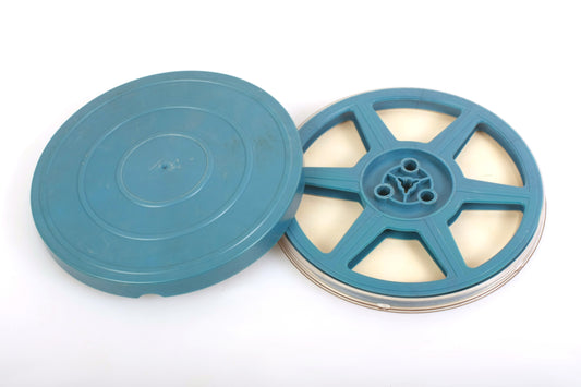 Movie Take Up Reel 400ft in Case Reg 8