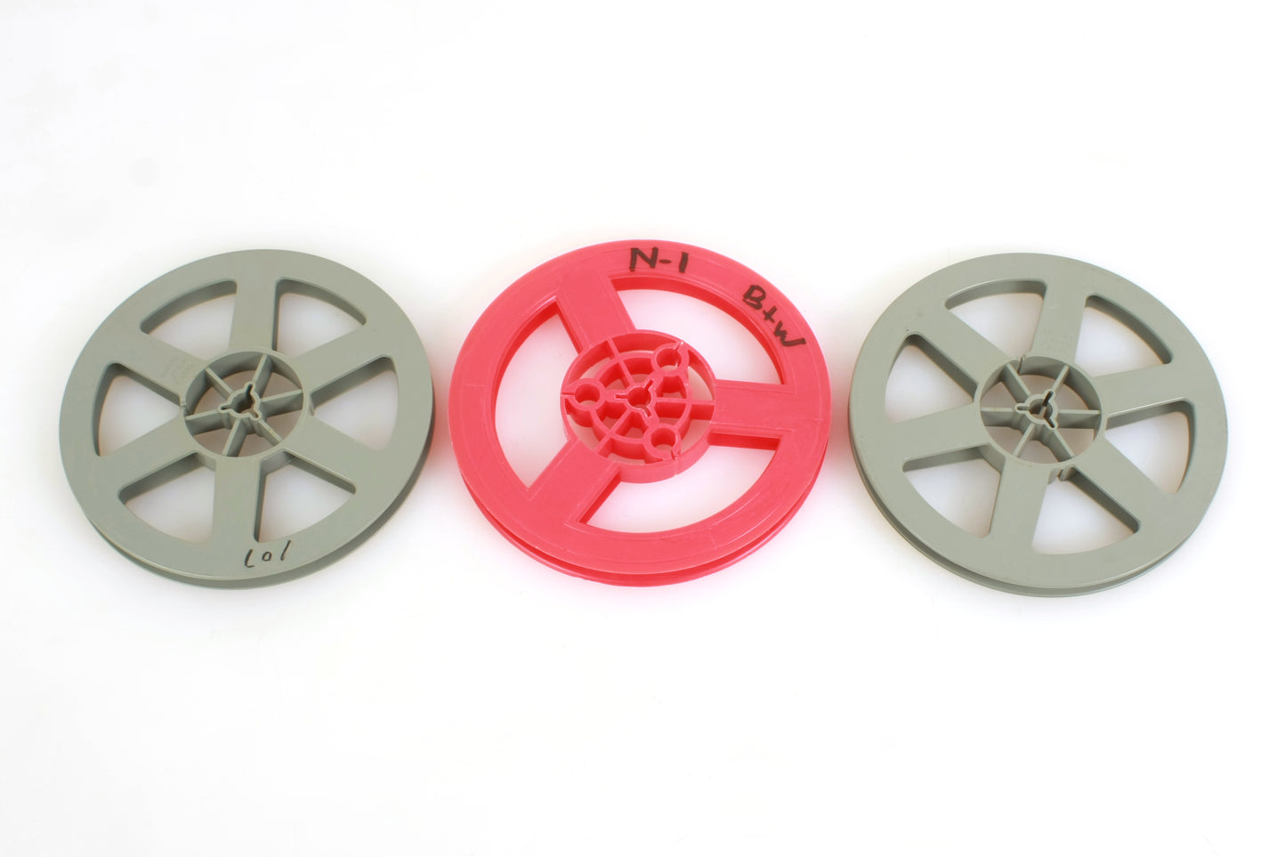 Movie Reels & Cans Prop/Display - Lot of 5