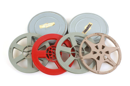 Movie Reels & Cans Prop/Display - Lot of 6