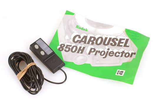 Kodak Carousel 850H Projector Manual & Remote