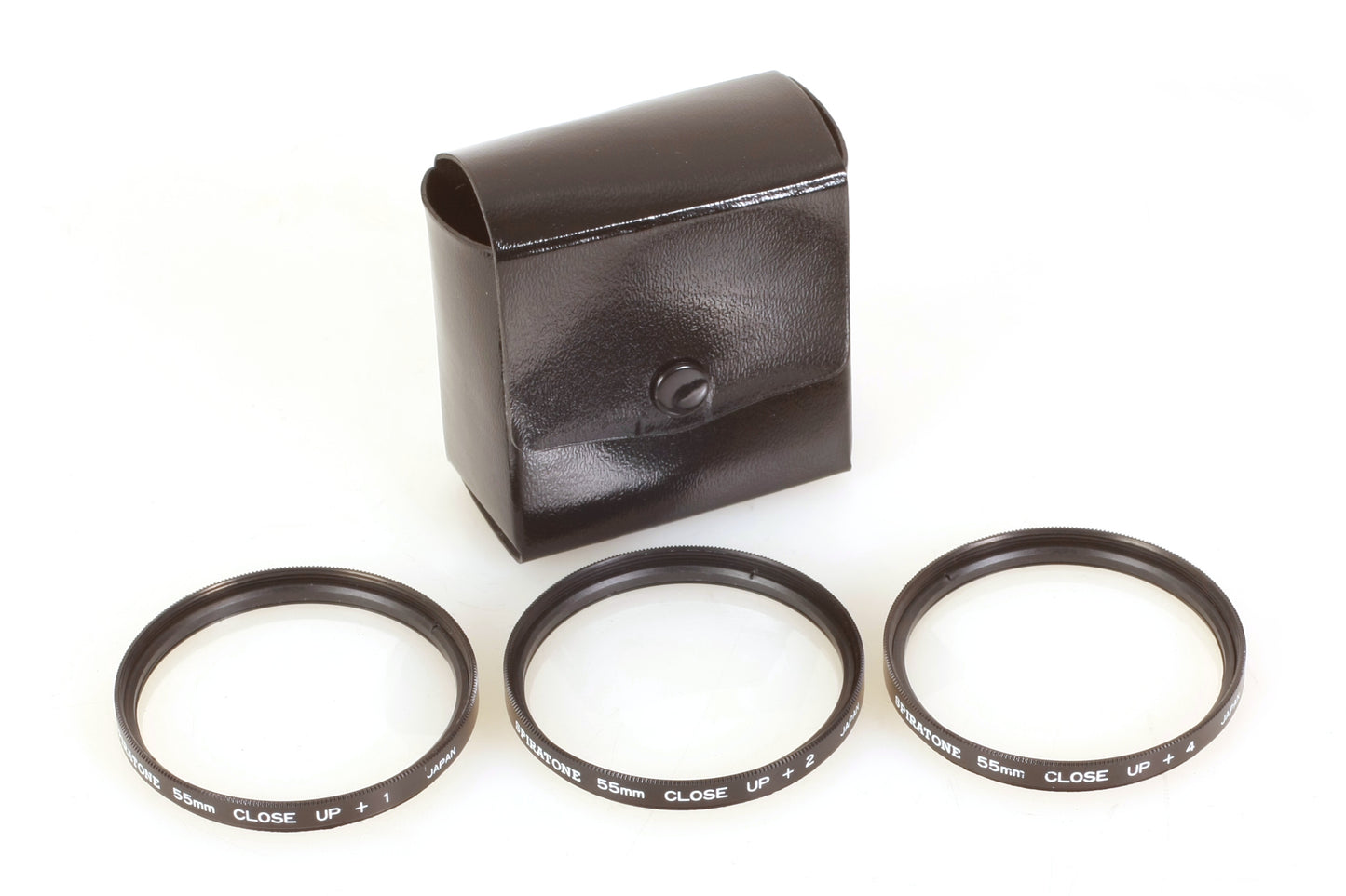Spiratone 55mm Close Up Macro Lens Set in Case - Set of 3