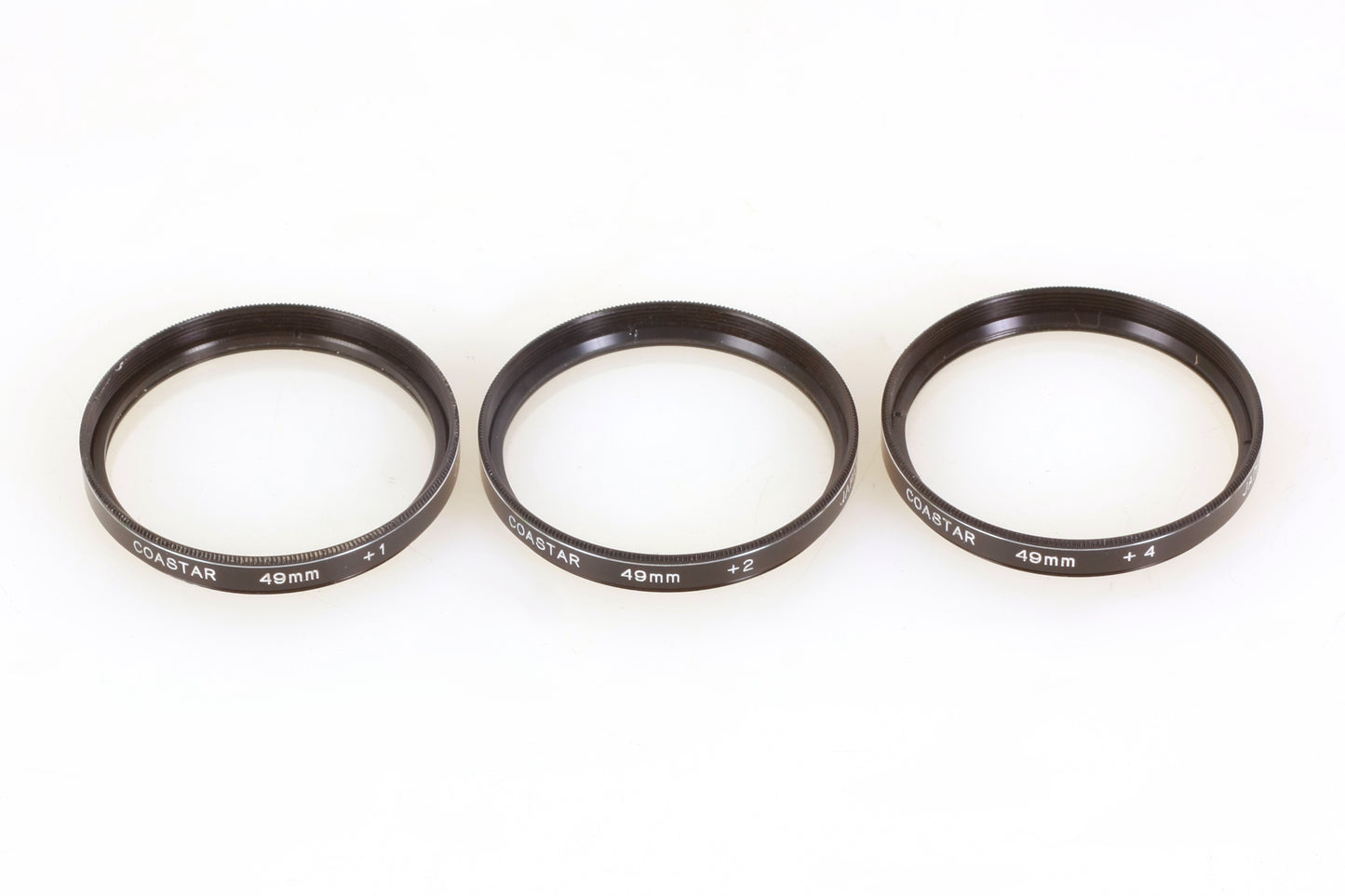 Coastar 49mm Close Up Lenses Set of 3 in Case