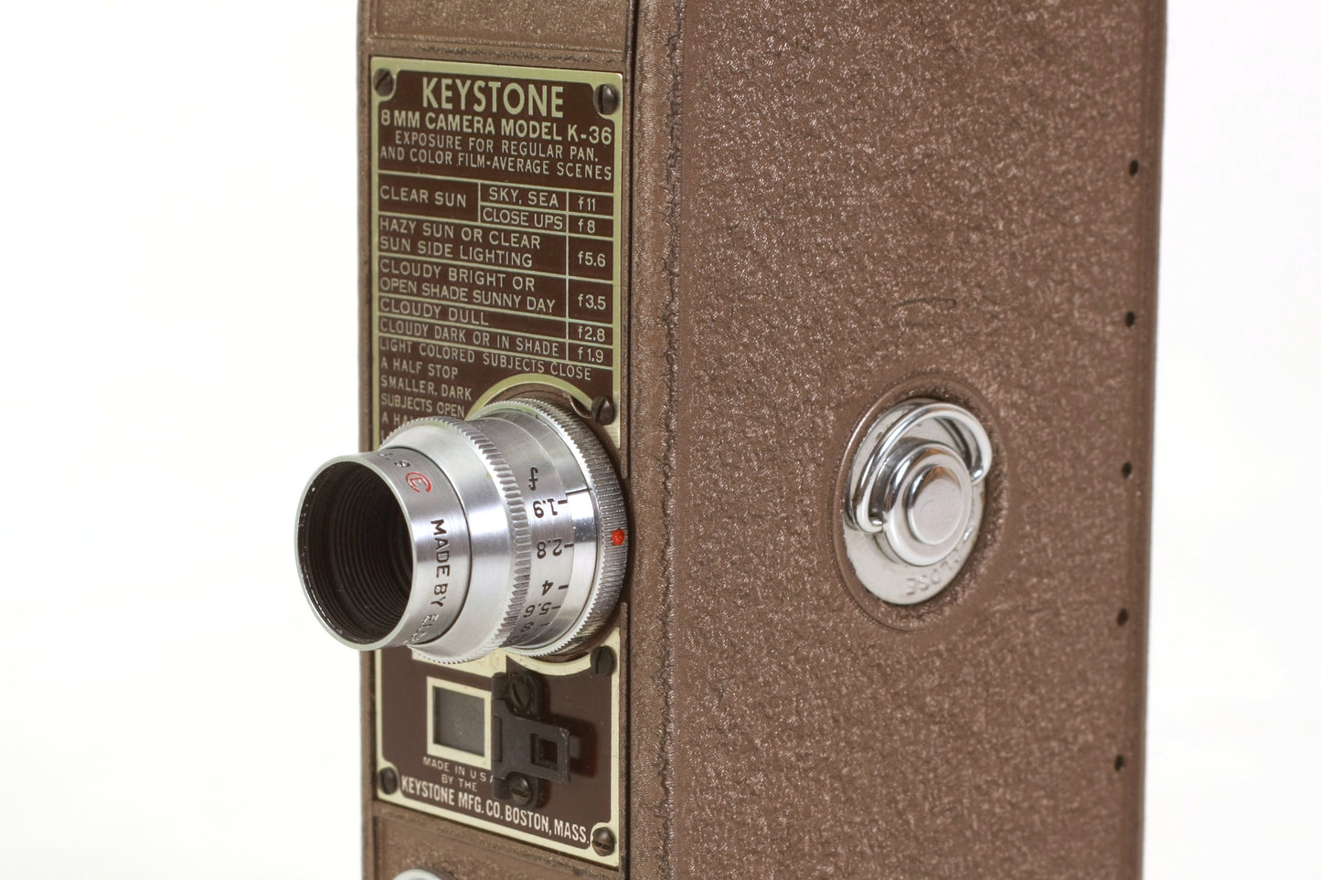 Keystone 8mm Art Deco Movie Camera