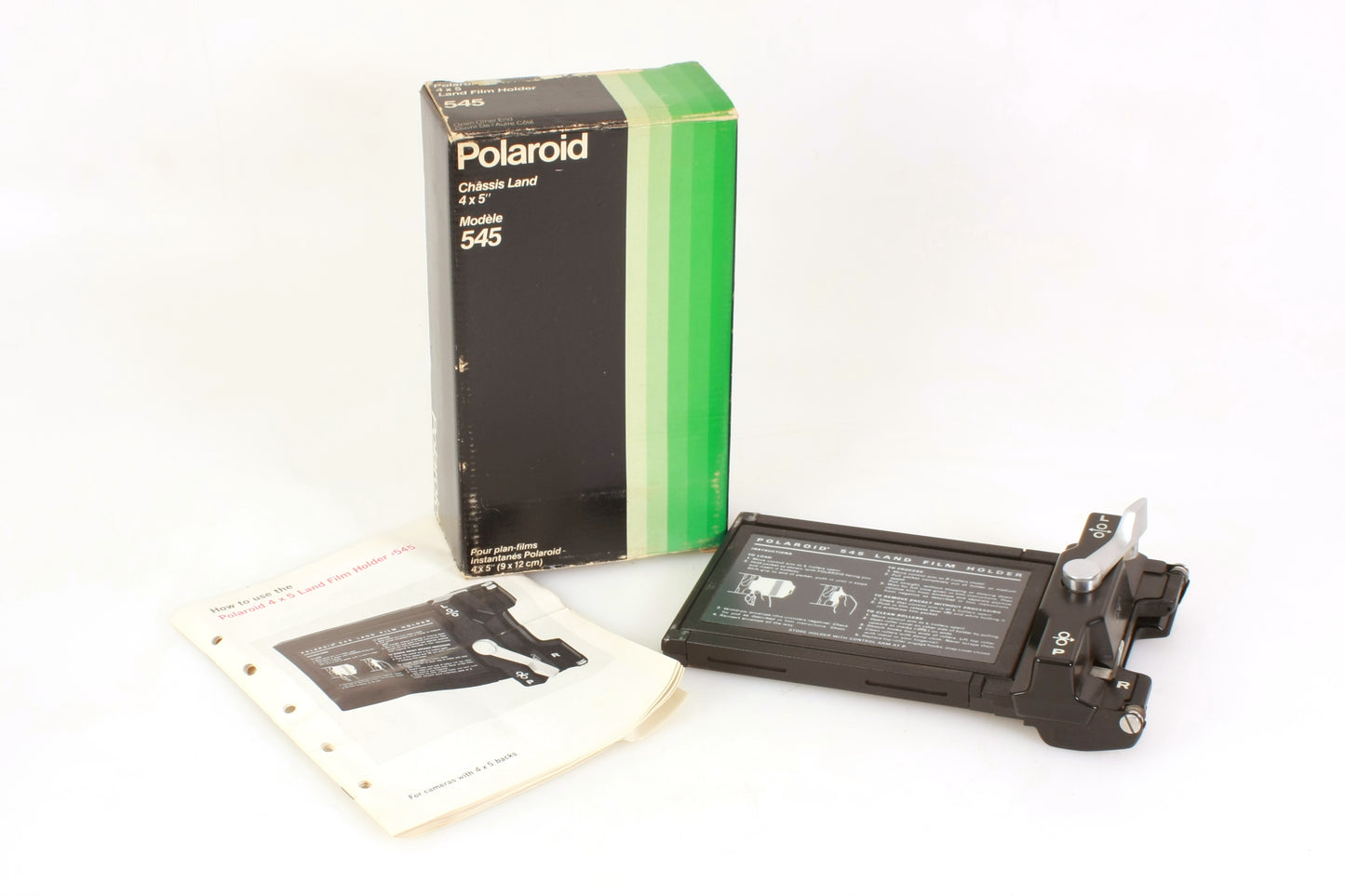 4x5 Instant Film Holder Compatible With Polaroid 545 in Box