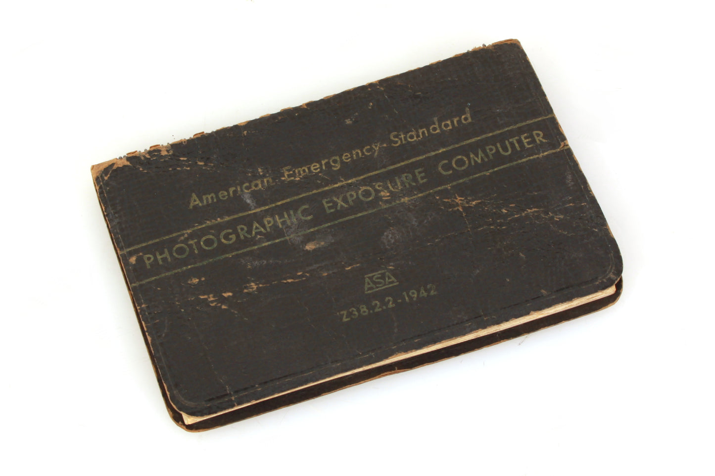 1942 American Emergency Standard Photographic Exposure Computer Booklet