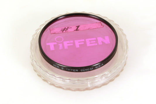 Tiffen Series 8 CC40M (Magenta) Filter W/ Case