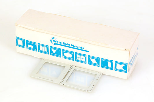 Wess 2x2 Super Slide Mounts (S-2) for Medium Format 50 in Box