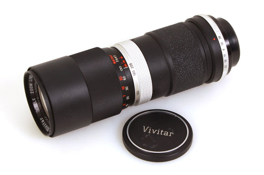 Vivitar 85-205mm F3.8 Close Tele-zoom Lens M42 Screw Mount W/ Front & Rear Caps
