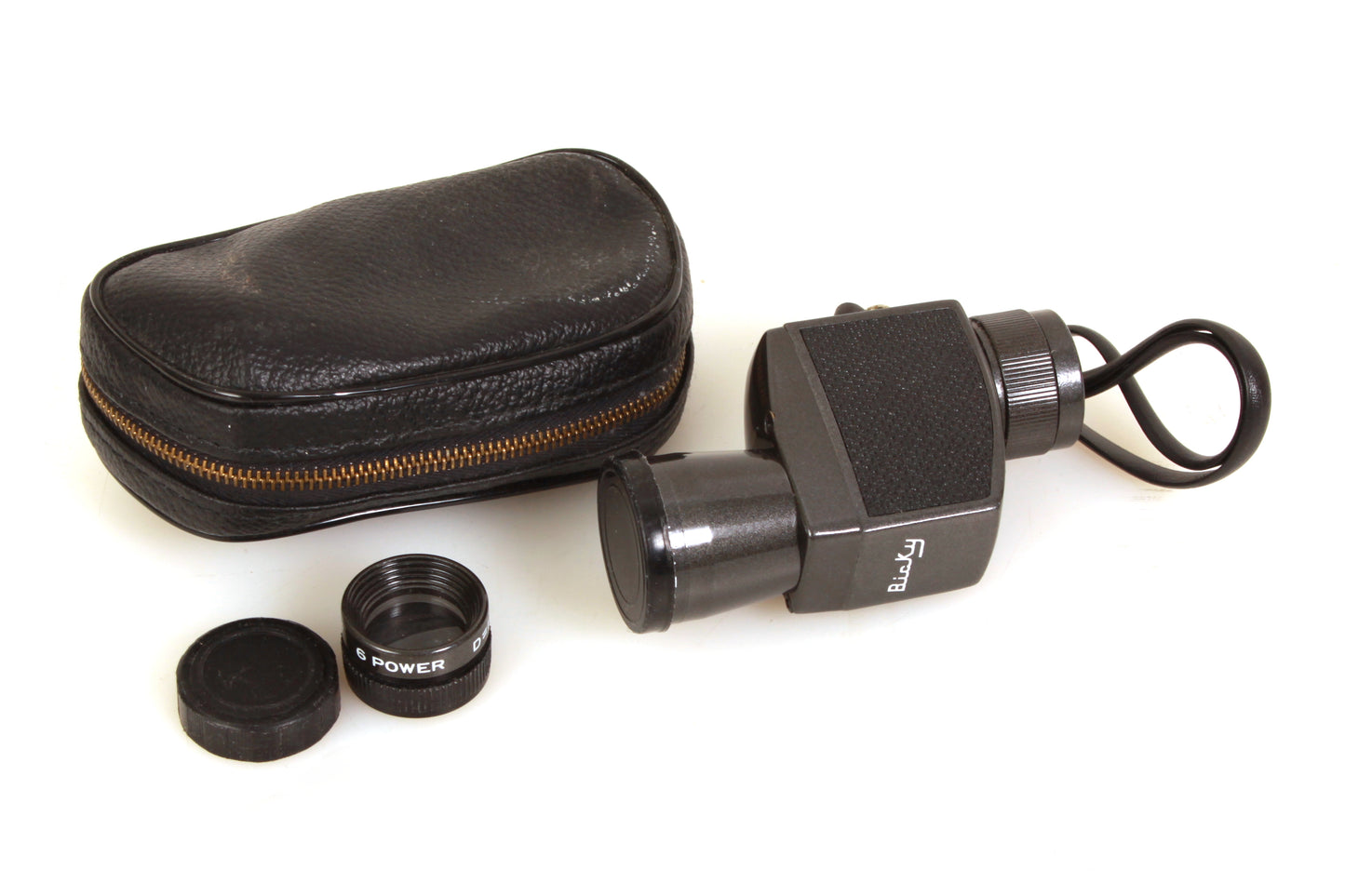 Vintage Bicky Monocular Japan 2 Lenses 6x & 8x Power Wide Angle 11 & 8.2