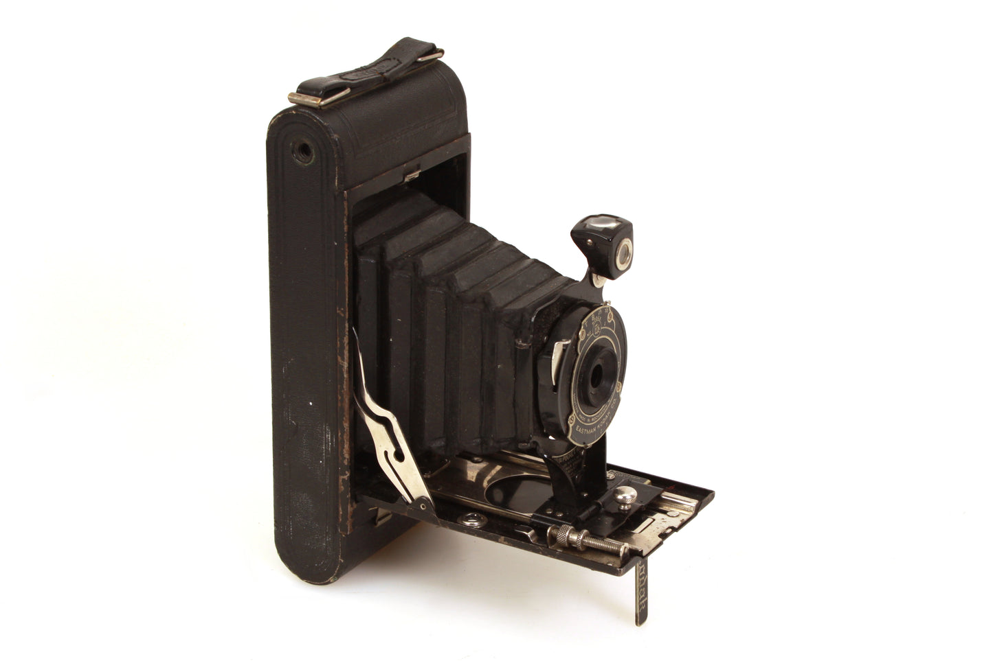 No. 1A Pocket Kodak Art Deco Bellows Camera W/ Original Stylus Pen