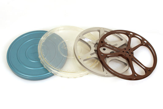 Movie Reels & Cans - Set of 4