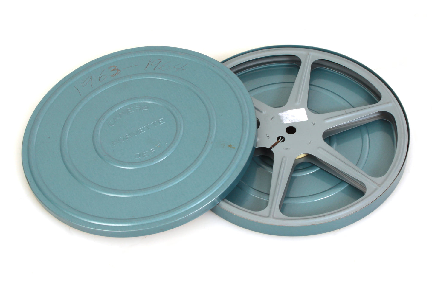 Movie Reel Regular 8 400ft & Can Metal