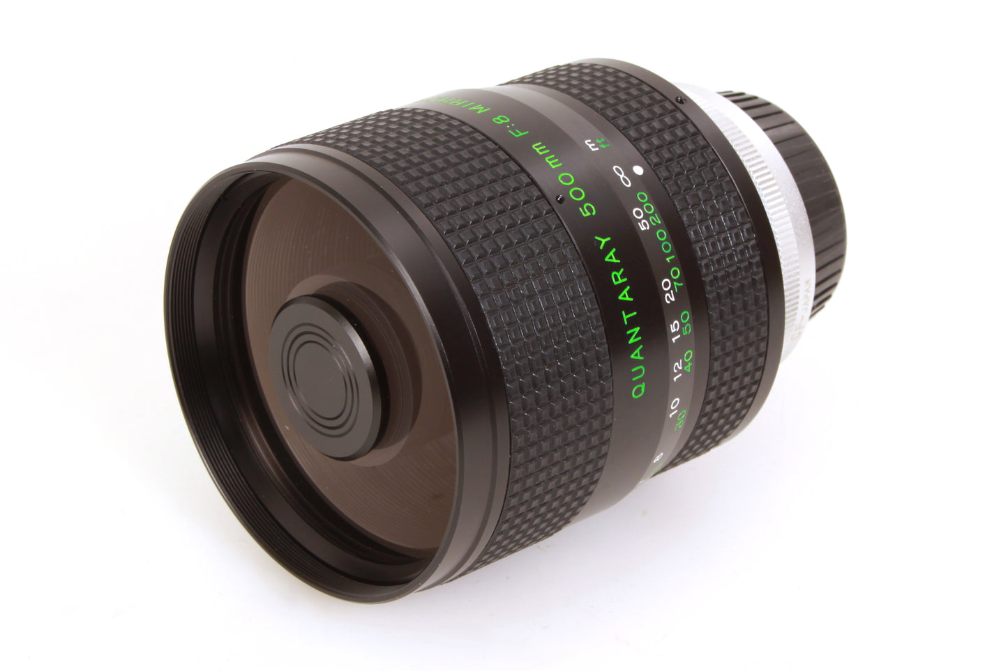 Quantaray Mirror Lens 500mm Telephoto Macro F:8.0 for FD W/ Case, Caps, Hood