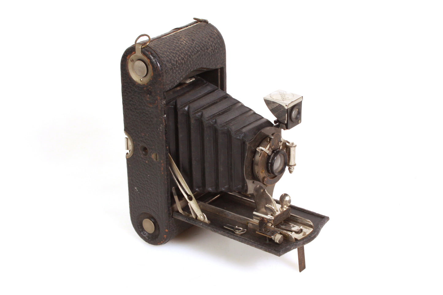 Photographica Kodak Folding Camera W/ Name Plate Harvey Lewis Opticians 1890