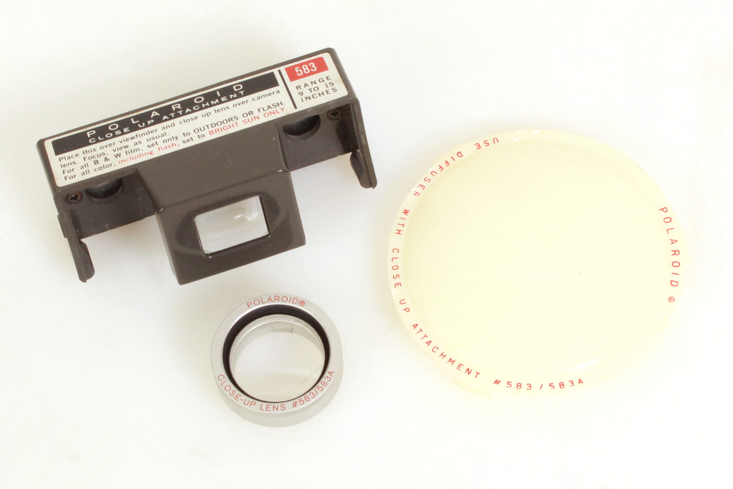 Polaroid Close-up Kit #583A for Use With 250 Land Camera & Telephoto Lens