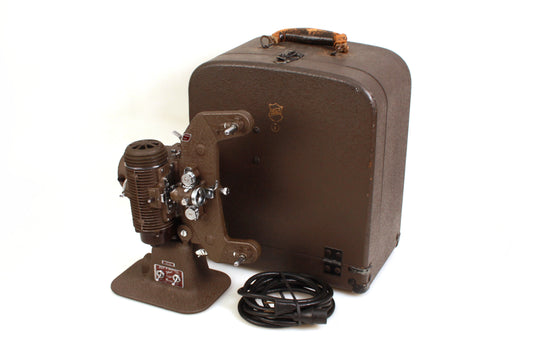 Bell & Howell Filmo Master 400 Art Deco Movie Projector in Case