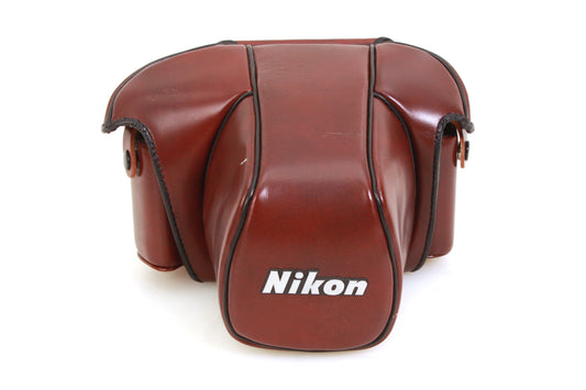Nikon F3 HP CF-20 Red Oxblood Leather Camera Case Ever Ready Case