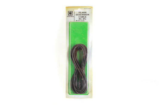 Photoco Camera Flash Cable PC Male to PC Female 12ft