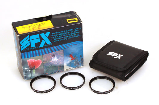 SFX 46mm Filter Set 3 in Case UV, Soft Focus, Star in Box