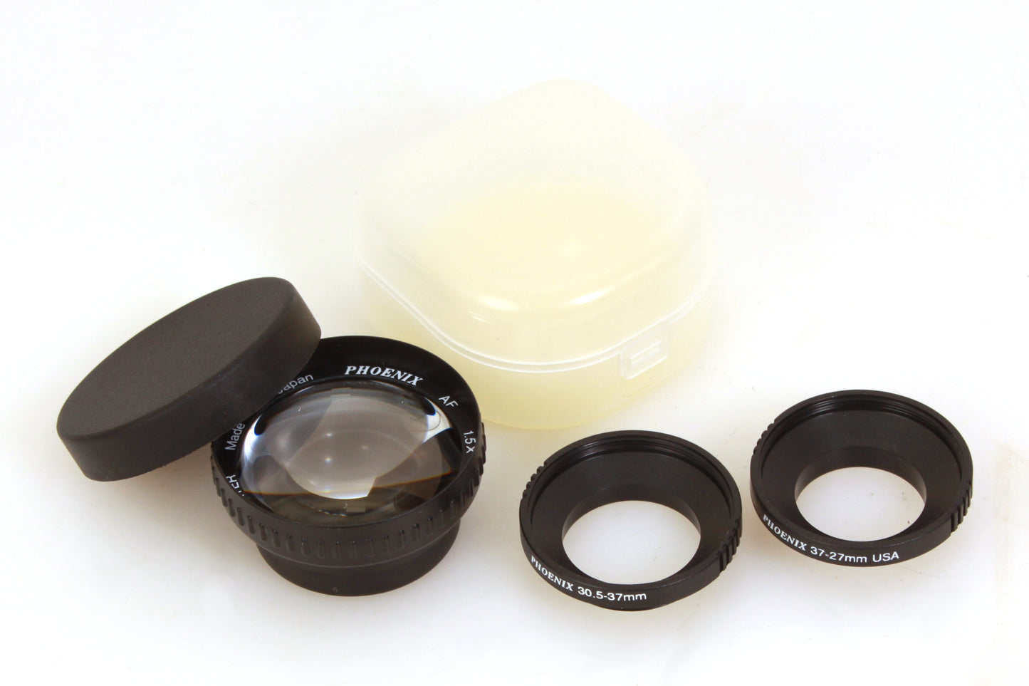 Phoenix Video Telephoto Lens 37mm W 27mm &30.5mm Rings